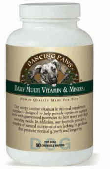 Order a Dancing Paws Daily Multi-Vitamin Online from Just for Pooches Dog Toys and Gifts