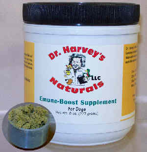 Order a Dr. Harvey's E-mune Boost Online from Just for Pooches Dog Toys and Gifts