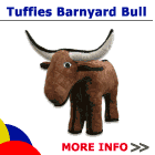 New Item... Tuffies Barnyard Bull Toy
